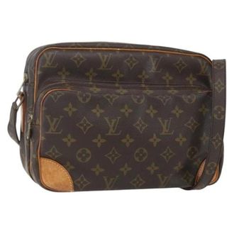 Louis Vuitton Pre-owned Cross Body Bags, female, Brown, Size: ONE SIZE Pre-owned Canvas Cross Body Bag