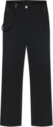 Courr&egrave;ges Flare Interlock Tracksuit Pants