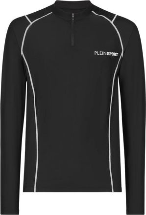Plein Sport Long Sleeve Tops - Heren - Sportshirts - Zwart - 4XL - Fitness