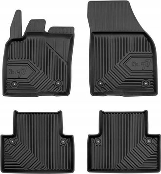 OEM Alfombrillas Para Volvo V50 2004-2012, Alfombrillas Para Puertas, Alfombrillas De Goma Para Puertas, Bandejas 77