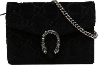 Gucci Pre-owned Gucci GG Velvet Dionysus Wallet on Chain Ladies STWPMM1GYG9XP8AT