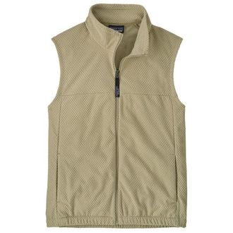 Patagonia Textured Fleece Vest Fleecegilet f&uuml;r Herren | beige