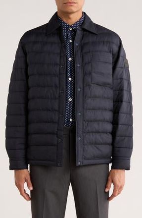 BOSS Lambizzo Quilted Jacket in Dark Blue at Nordstrom Rack, Size X-Large