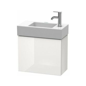 Duravit Duravit - Mueble Bajo Lavabo L-cube 400x480x240mm Apertura Izquierda Nogal Oscuro
