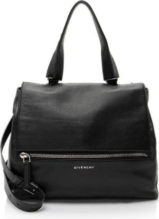 Givenchy Pre-owned Schoudertas - Dames - Vintage Handtas - Zwart - ONE Size - Leer - Vintage