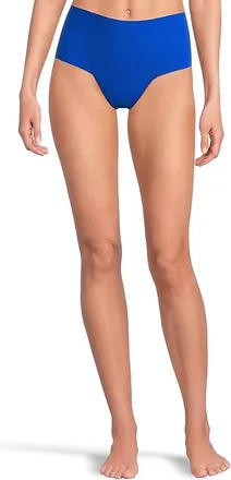 Hanky Panky Breathesoft Hi-rise Thong Womens Underwear Brilliant Blue : MD, Cotton/Lycra/Nylon