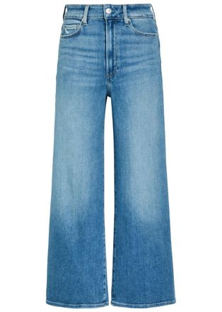 Paige Anessa Cropped Wide-leg Jeans - Light Blue - 27 (W27 / UK8-10 / S)