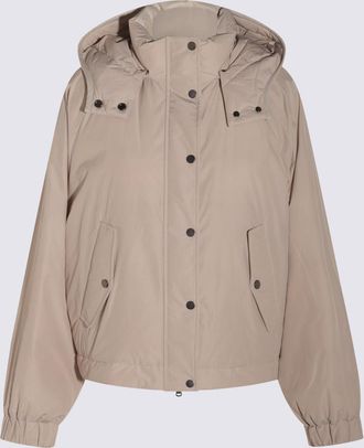 Brunello Cucinelli Coats Dove Grey-Donna