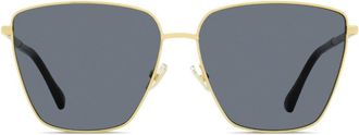 Jimmy Choo Eyewear Lavi square-frame sunglasses - women - stainless steel/Acetate - One Size - Black