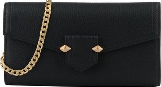 Pourchet S&egrave;vres Pochette - Dames - Clutches - Blauw - ONE Size - Leer - Tassen