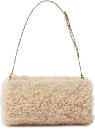 Stella McCartney Beige Logo Small Shoulder Bag
