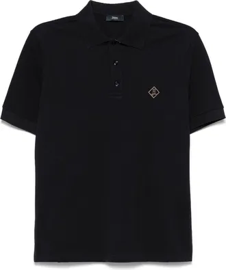 Herno Logo Cotton Polo Shirt