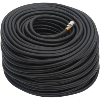 vidaXL Manguera De Aire H&iacute;brida Caucho Y Pvc Negro 15 Mm 100 M Vidaxl