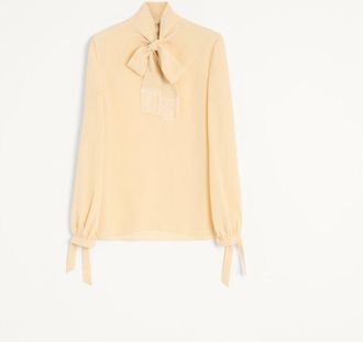 Valentino Top In Crepe De Chine Donna BETULLA 36