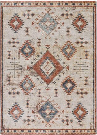 Atticgo Alfombra &eacute;tnica caldera/beige 160x230 cm