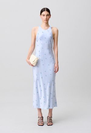 Claudie Pierlot Robe satin dos nu