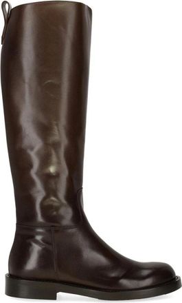 Guglielmo Rotta Percy Boot - Dames - Hoge Laarzen - Bruin - 37 1/2 EU - Leer - Schoenen