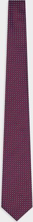 Giorgio Armani Men & apos;s Micro-Jacquard Silk Tie