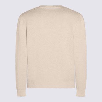 Lardini Mens Sweaters Off White _100 % Co