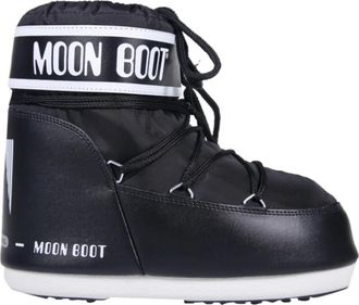 Moon Boot Icon Low Nylon Boots - Dames - Winterlaarzen - Zwart - 36 EU - Nylon - Schoenen