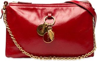 Saint Laurent 2000-2012 lakleren boekentas - Rood