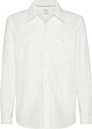 Brunello Cucinelli Camicia in cotone - Bianco