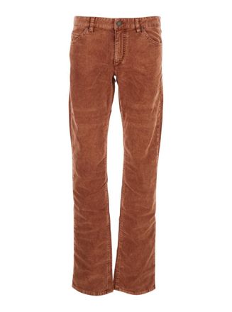 Isabel Marant Orange Straight Flat Front Pants