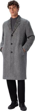 Missoni Wool Cloth Coat With Chevron Pattern in Grey at Nordstrom, Size 50 It