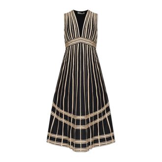 Ulla Johnson Palermo Jurk - Dames - Casual kleedjes - Zwart - 2XS - Katoen - Kleedjes