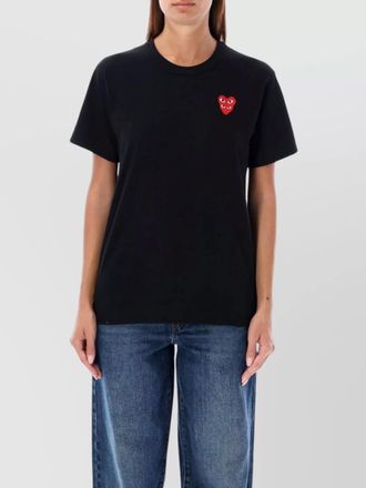 Comme Des Gar&ccedil;ons double heart crew neck unisex tshirt
