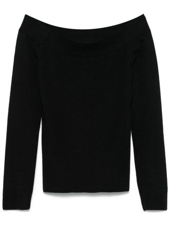 Tom Ford Off-shoulder trui - Zwart