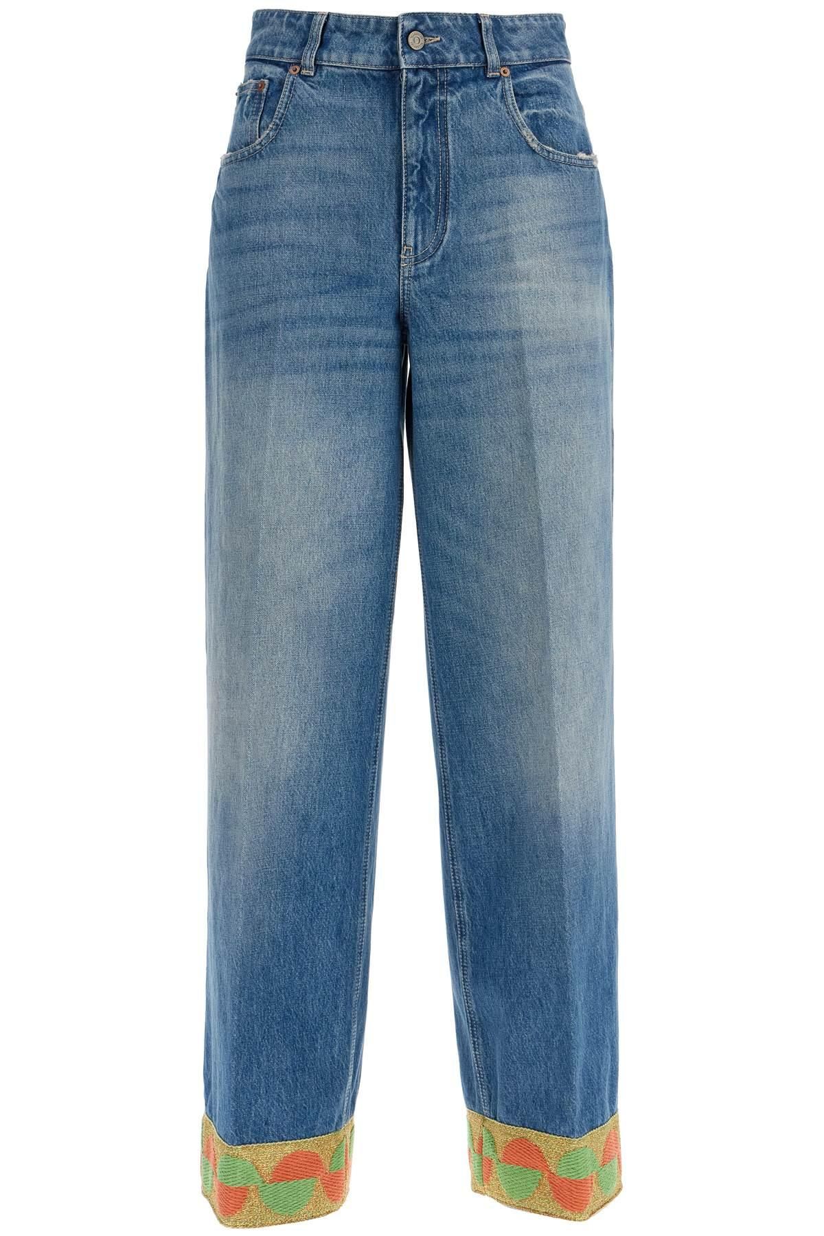【関税込み】VALENTINO GARAVANI FLORAL JEANS Valentino Garavani Denim Jeans | Saks Fifth Avenue