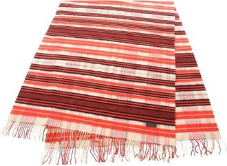 Hermès Sciarpa in cashmere a quadri anni 2010 - Rosso