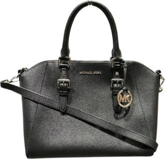 Michael Kors Pre-owned Handbags, female, Black, Size: ONE SIZE Pre-owned Leather Shoulder Bag