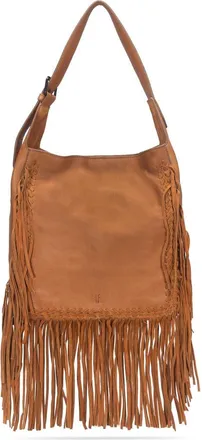 Frye Faye Leather Hobo in Light Whiskey at Nordstrom