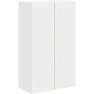 vidaXL TV Wall Cabinet White 59.5 x 31 x 100 cm Engineered Wood vidaXL