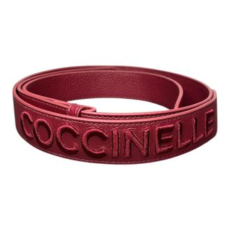 Coccinelle Tracolla con logo ricamato - - Bags - Donna - Rosso - ONE SIZE