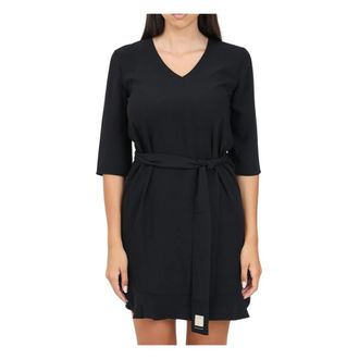 A|X Armani Exchange Dames, Jurken, Zwart, Maat: 2XL Poliester