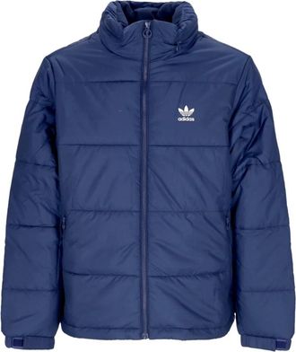 adidas Gewatteerde Puffer Donsjas - Heren - Ski Jassen - Blauw - M - Polyester - Fitness