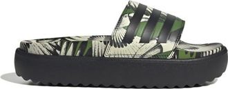 adidas Adilette Platform Sandalen für Damen | grau/schwarz