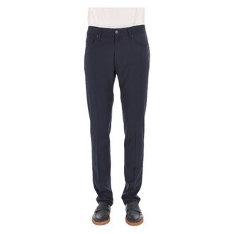 Jacob Cohen Suit Trousers, male, Blue, Size: W32 Bard Trousers