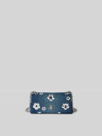 Marc Jacobs Crossbody Bag mit Label-Details in Jeansblau, Gr&ouml;&szlig;e 1