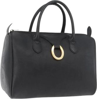 Dior Pre-owned Handbags, female, Black, Size: ONE SIZE Pre-owned Vintage Boston Bag