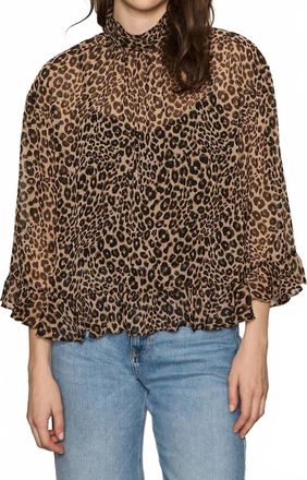 Sanctuary The Adore French Kitty Blouse In Animal