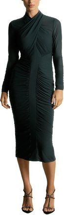 Reiss Myla Ruched Bodycon Midi Dress