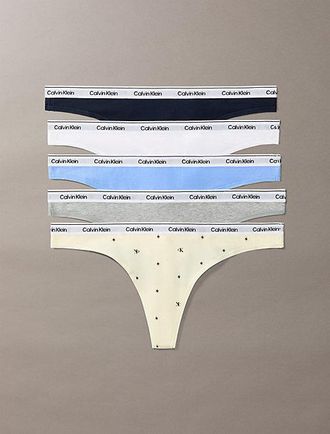 Calvin Klein 5 Pack Thongs - Icon Logo