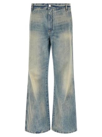 Amiri Blue Mid Rise Jeans