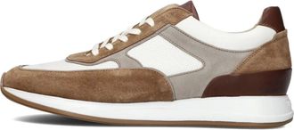 Van Bommel Schoenen, Heren, Bruin, 42 1/2 EU, Bruine Heren Lage Sneakers