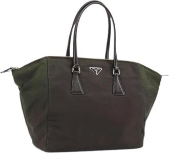 Prada Pre-owned Handbags, female, Brown, Size: ONE SIZE Pre-owned Vintage Hand Bag