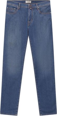 Jacob Cohen Straight Jeans - Heren - Slim Fit Jeans - Blauw - W33 - Denim - Jeans